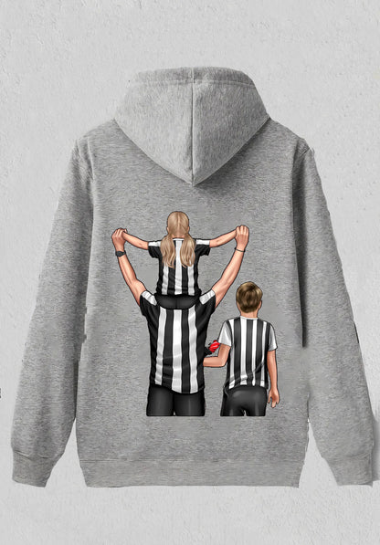 Futbol Takımları Baba Kız Oğul Kişiye Özel Tasarım Baskılı Oversize Sweatshirt