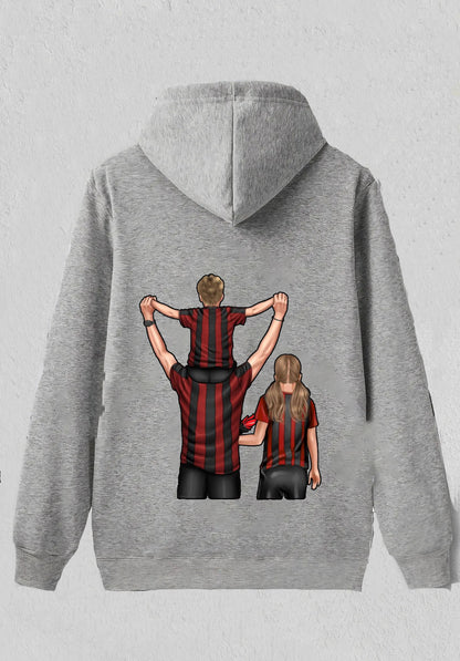 Futbol Takımları Baba Oğul Kız Kişiye Özel Tasarım Baskılı Oversize Sweatshirt