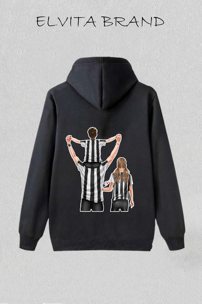 Futbol Takımları Baba Oğul Kız Kişiye Özel Tasarım Baskılı Oversize Sweatshirt