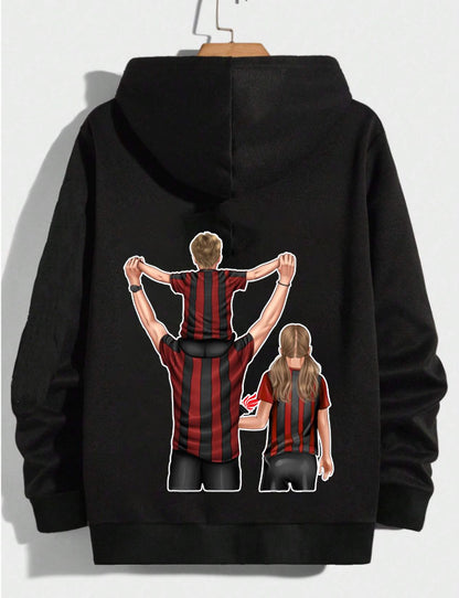 Futbol Takımları Baba Oğul Kız Kişiye Özel Tasarım Baskılı Oversize Sweatshirt