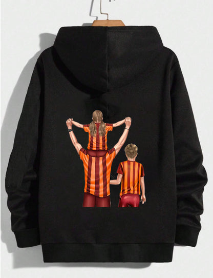 Futbol Takımları Baba Kız Oğul Kişiye Özel Tasarım Baskılı Oversize Sweatshirt