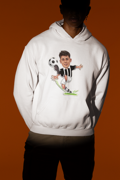 Kişiye Özel Futbolcu Karikatürü Baskılı Sweatshirt